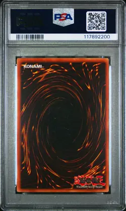 2002 Yu-Gi-Oh! Serpent Night Dragon Magic Ruler MRL Unlimited Secret Rare PSA 9 - Image 2