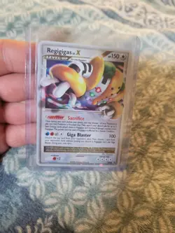 MOD PLAY Pokemon Card Regigigas LV.x Black Star Promo 2008 Holo - Image 1