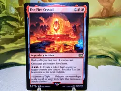 The Fire Crystal magic the gathering final fantasy rare trading card singles - Image 1