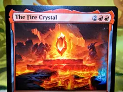 The Fire Crystal magic the gathering final fantasy rare trading card singles - Image 2