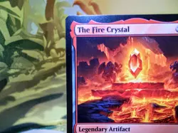 The Fire Crystal magic the gathering final fantasy rare trading card singles - Image 4