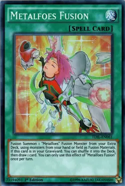Metalfoes Fusion - TDIL-EN061 - Super Rare - 1st Edition - Lightly Played - Image 1