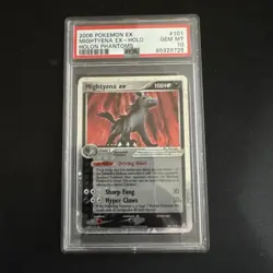 Mightyena ex PSA 10 Pokemon Card Holon Phantoms Gem Mint 101/110 - Image 1