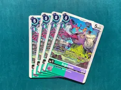 Argomon BT17-045 Playset Secret Crisis Digimon Card Game x4 - Image 1