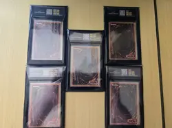 YuGiOh 2002 Exodia Complete Full Set LOB 120-124 Ultra Rare Degree Grade 8/7/6 - Image 2