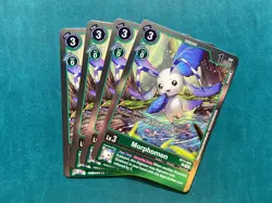Morphomon BT17-044 Playset Secret Crisis Digimon Card Game x4 - Image 1
