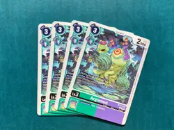 Argomon BT17-042 Playset Secret Crisis Digimon Card Game x4 - Image 1