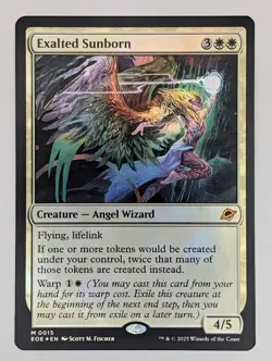 [Foil] Exalted Sunborn [EOE 0015] Edge of Eternities Mtg NM - Image 1