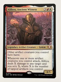 Alibou, Ancient Witness Commander: Edge of Eternities Non-Foil Regular MTG - Image 1