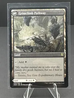 MTG Brightclimb Pathway Grimclimb Pathway Zendikar Rising 259/280 Non-foil NM - Image 1