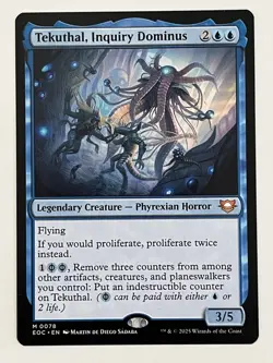 Tekuthal, Inquiry Dominus Commander: Edge of Eternities Non-Foil Regular MTG - Image 1