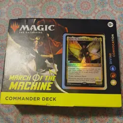 March of the Machine Commander Deck: Divine Convocation (Blue-Red-White) Mtg Mag 195166208381 - Image 1