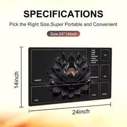 Extalas MTG Playmat TCG Playmat -Includes Storage Tube and 7 Dice-Experience - Image 5