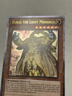 Kuraz the Light Monarch OP02-EN002 Ultimate Rare Near Mint English Euro Print - Image 2