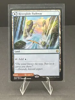 MTG Riverglide Pathway Zendikar Rising The List Reprints (264/280) Regular Rare - Image 1