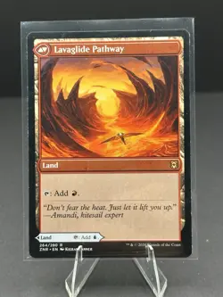 MTG Riverglide Pathway Zendikar Rising The List Reprints (264/280) Regular Rare - Image 2
