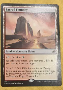 Sacred Foundry - EOE 0256 - NM - MTG Magic - Image 1