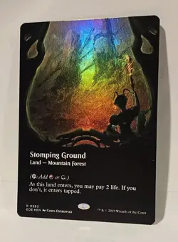 Stomping Ground - Borderless FOIL - MTG #283 - Edge of Eternities NM/M - Image 2