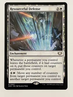Resourceful Defense Commander: Edge of Eternities Non-Foil Regular MTG - Image 1