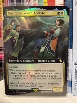Shelinda, Yevon Acolyte EXTENDED FOIL #184 Final Fantasy Commander MTG Magic - Image 1