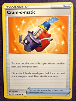 Cram-o-matic - 229/264 - Fusion Strike - Uncommon - Pokemon (NM/LP) - Image 1