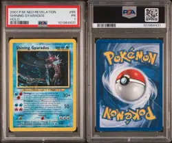 Shining Gyarados and Shining Magikarp DOUBLE HOLO ERROR!! PSA 1 Pokemon Cards - Image 2