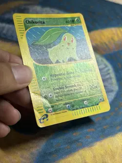 Chikorita 99/165 Expedition E Reader Series 2002 Reverse Holo Pokemon Card HP - Image 4