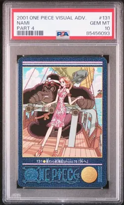 PSA10 No.131 Out to Nami One Piece Visual Adventure Card Graded Item Excellent C - Image 1