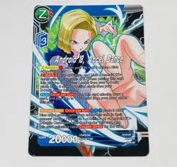 Android 18 Accel Dance Dragon Ball Super Card Cool Art Tc5 - Image 1