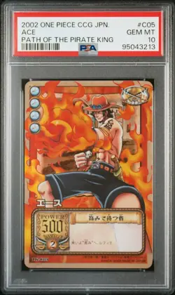 PSA10 LK C05 Ace The One Who Awaits at the Summit Holo Rare One Piece Card Game - Image 1