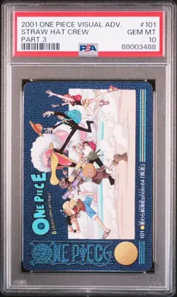 PSA10 No.101 Straw Hat Voyage Photo 64 One Piece Visual Adventure Card Item Exc - Image 1