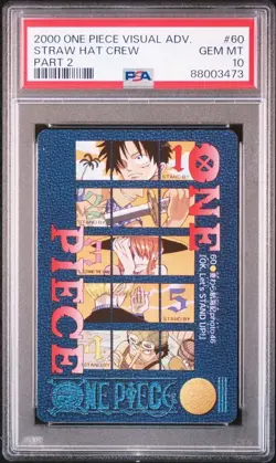 PSA10 No.60 Straw Hat Voyage Photo 46 One Piece Visual Adventure Card Graded Ite - Image 1