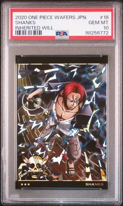 PSA10 No.7 18 SR Shanks One Piece Wafers Card Graded Item Excellent Condition - Image 1