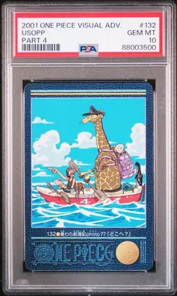 PSA10 No.132 Straw Hat Voyage Photo77 One Piece Visual Adventure Card Graded Ite - Image 1