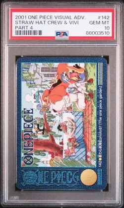 PSA10 No.142 Straw Hat Voyage Photo87 One Piece Visual Adventure Card Graded Ite - Image 1