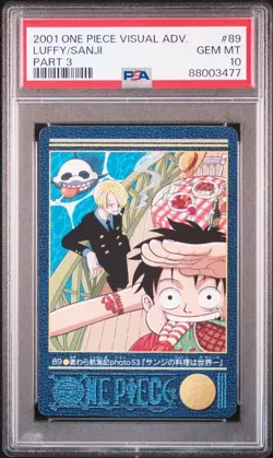 PSA10 No.89 Straw Hat Voyage Photo 53 One Piece Visual Adventure Card Item Exce - Image 1