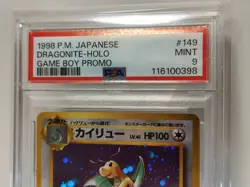 PSA9 pokemon card dragonite HOLO game boy promo #149 - Image 3