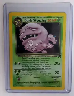 Dark Weezing - 14/82 Holo Team Rocket Rare Pokemon card TCG - Image 1