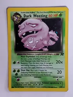Dark Weezing - 14/82 Holo Team Rocket Rare Pokemon card TCG - Image 2