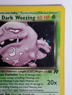 Dark Weezing - 14/82 Holo Team Rocket Rare Pokemon card TCG - Image 4