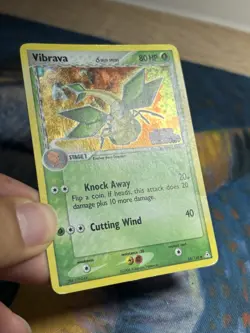 Vibrava 54/110 Delta Species Reverse Holo Stamped EX Holon Phantoms Pokemon Card - Image 4