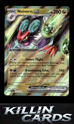 Noivern ex 153/193 Pokemon Double Rare SV02: Paldea Evolved Card NM - Image 1