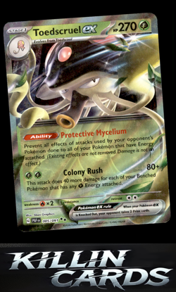 Toedscruel ex - 005/091 005/091 Pokemon Double Rare SV: Paldean Fates Card NM - Image 1