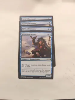 (4) Keen Glidemaster *PLAYSET* Core Set 2021 Regular NM MTG - Image 1