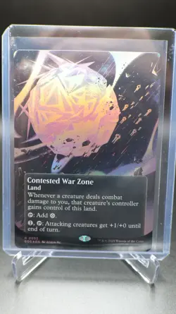 Contested War Zone (Borderless) (Foil) - MTG: Edge of Eternities: Stellar Sights - Image 1