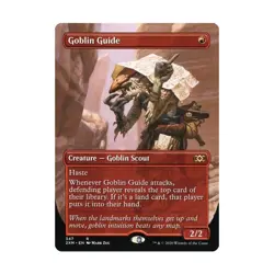 WOTC MtG Double Masters Goblin Guide (Borderless) (R) (Foil) NM - Image 1