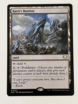 Karn's Bastion Commander: Edge of Eternities Non-Foil Regular MTG - Image 1