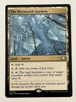The Mycosynth Gardens Commander: Edge of Eternities Non-Foil Regular MTG - Image 1