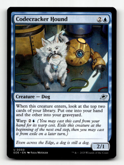 MTG - Codecracker Hound #50 - Edge of Eternities - Image 1