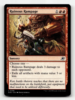 MTG - Ruinous Rampage #158 - Edge of Eternities - Image 1